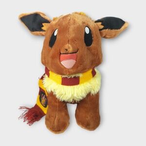 Eevee Build-a-Bear Pokemon Harry Potter Gryffindor Scarf 11in Plush